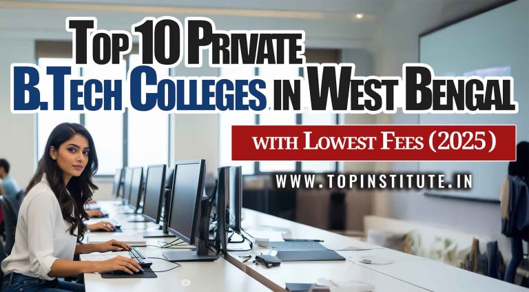 low fees BTech colleges in West Bengal
